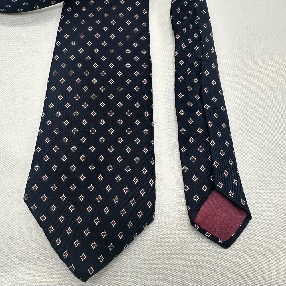 Andhurst Mens‎ 100% Silk Tie Necktie,Navy Blue tie,business tie,silk tie